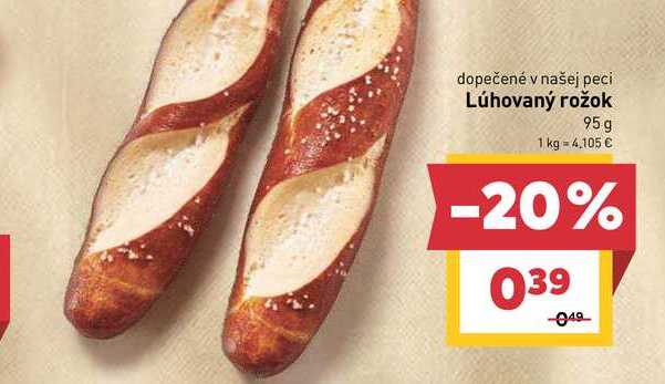 Lúhovaný rožok 95g