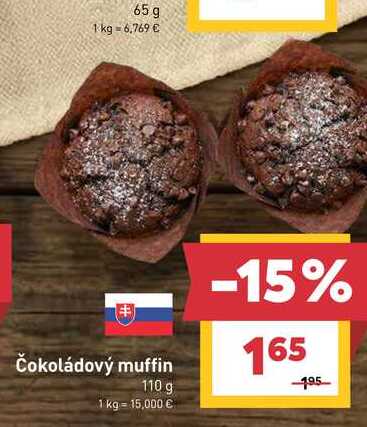 Čokoládový muffin 110 g