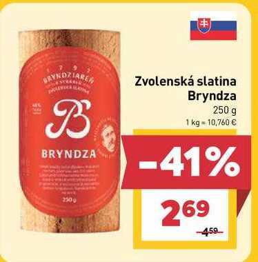 Zvolenská slatina Bryndza 250 g