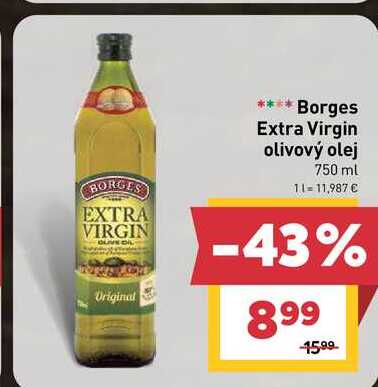 Borges Extra Virgin olivový olej 750 ml