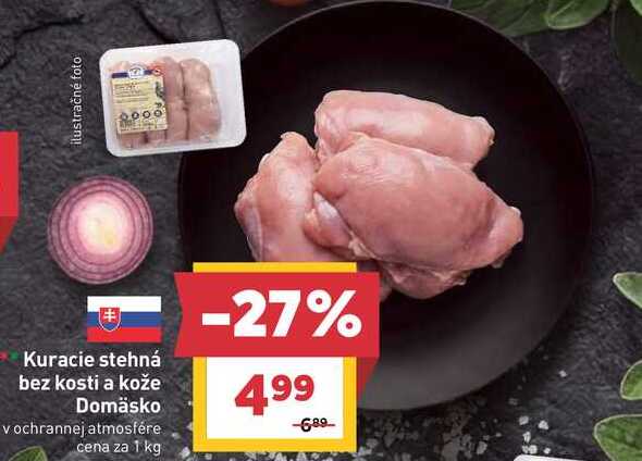Kuracie stehná bez kosti a kože 1 kg