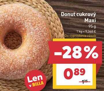 Donut cukrový Maxi 95 g 