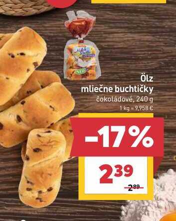 Ölz mliečne buchtičky čokoládové, 240 g