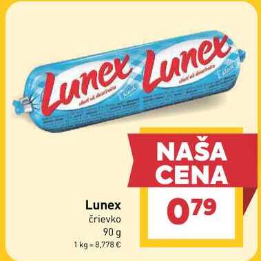 Lunex črievko 90 g