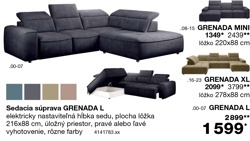 Sedacia súprava GRENADA L