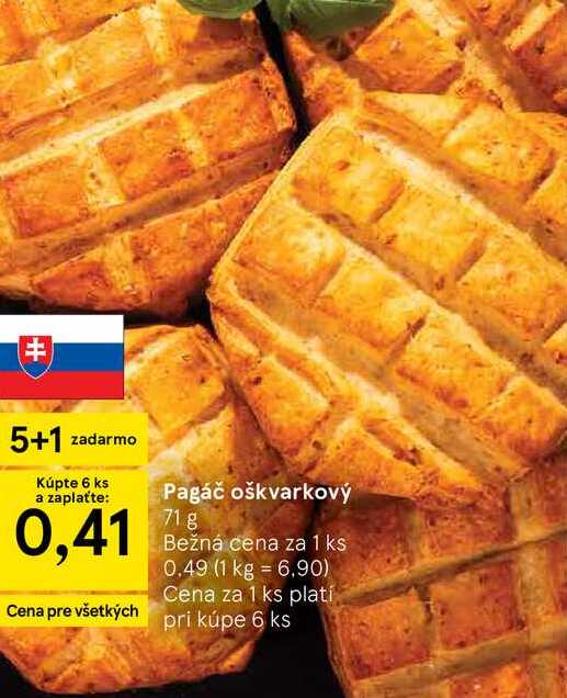 Pagáč oškvarkový 71 g