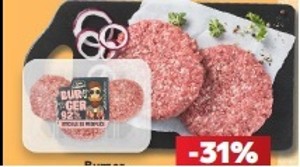 Burger mix hovädzie a bravčové mäso