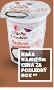 Z lásky k tradícii Smotana na šľahanie
