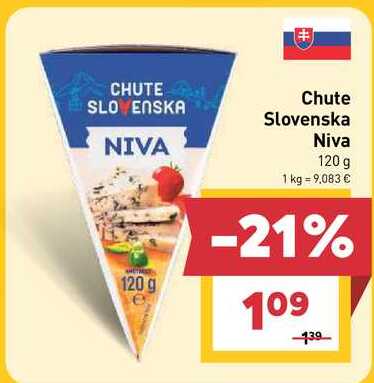Chute Slovenska Niva 120 g 