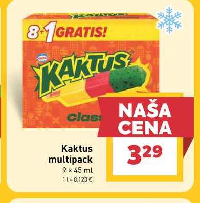 Kaktus multipack 9 × 45 ml