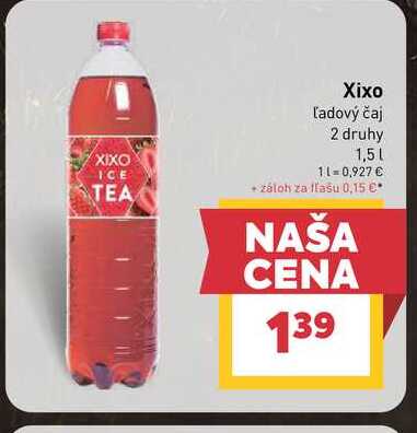 Xixo Ľadový čajový nápoj 1,5l