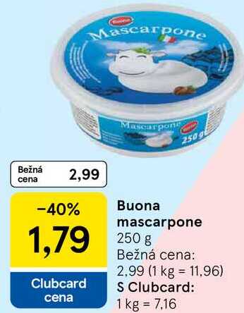 Buona mascarpone 250 g