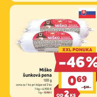 Miško šunková pena 100 g
