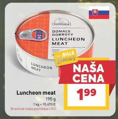 Luncheon meat 190 g