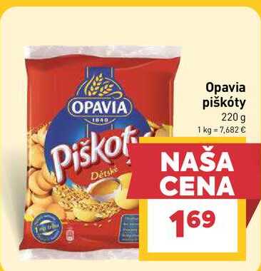 Opavia piškóty 220 g 