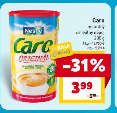 Caro instantný cereálny nápoj 200 g