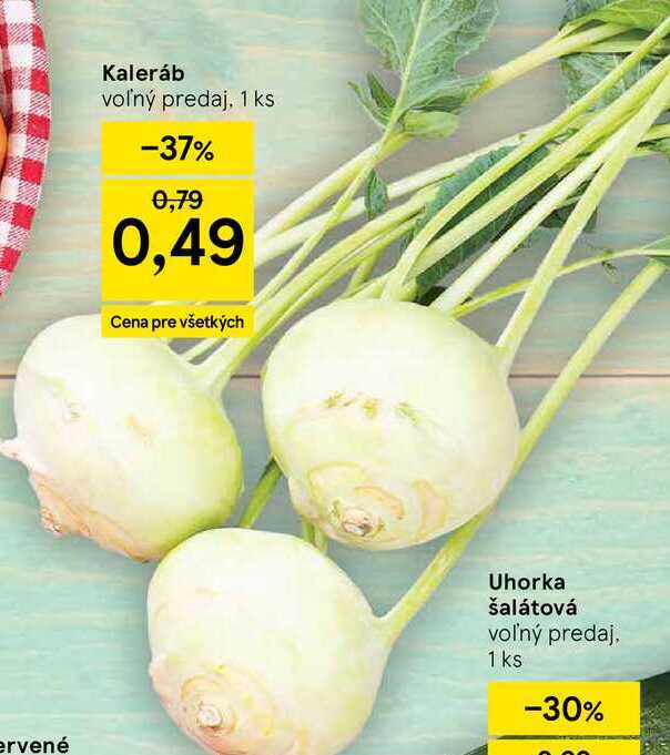 Kaleráb voľný predaj, 1 ks