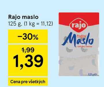 Rajo maslo 125 