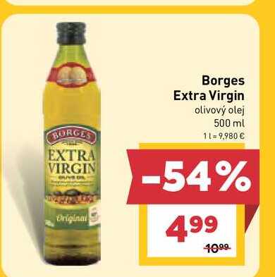 Borges Extra Virgin olivový olej 500 ml  v akcii