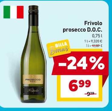 Frivolo prosecco D.O.C. 0,75l