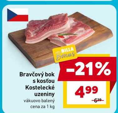 Bravčový bok s kosťou 1 kg