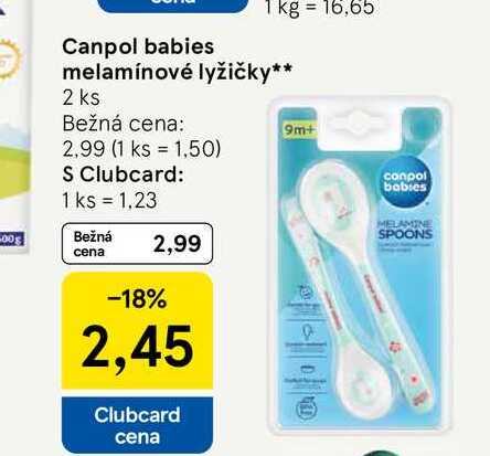 Canpol babies melamínové lyžičky 2 ks