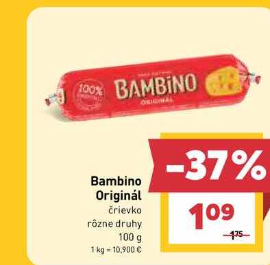 Bambino Originál črievko rôzne druhy 100 g