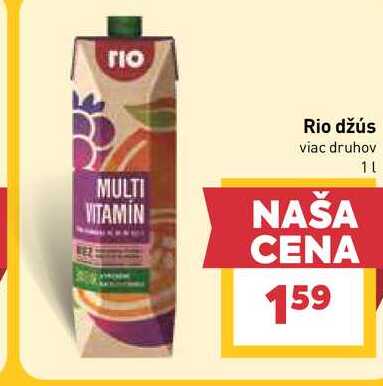Rio džús viac druhov 1L