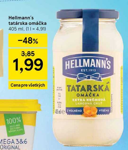 Hellmann's tatárska omáčka 405 ml