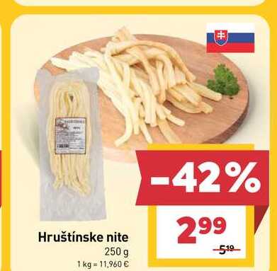Hruštínske nite 250 g 
