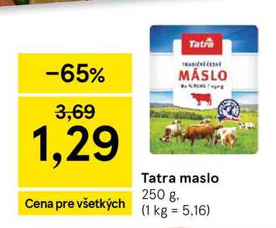 Tatra maslo 250 g