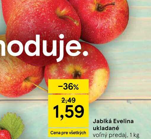 Jablká Evelina ukladané 1 kg
