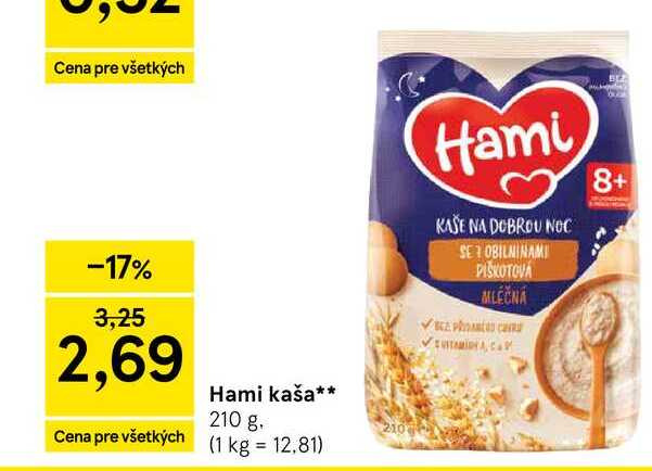 Hami kaša 210 g