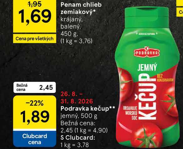 Podravka kečup jemný, 500 g