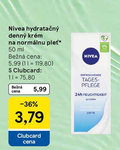 Nivea hydratačný denný krém na normálnu pleť 50 ml