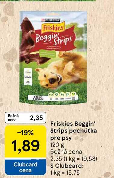 Friskies Beggin' Strips pochúťka 120 g