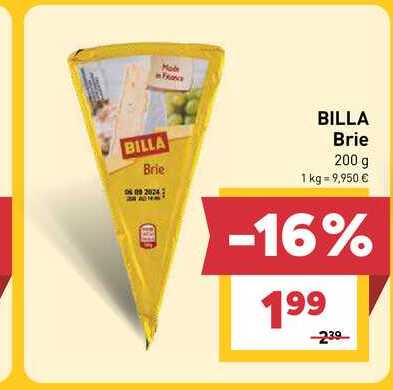 BILLA Brie 200 g