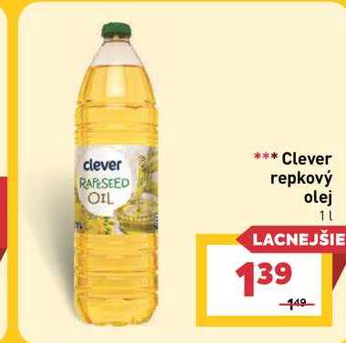 Clever repkový olej 1l