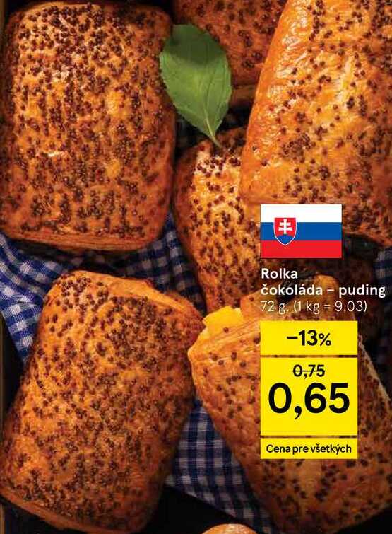 Rolka čokoláda 72 g
