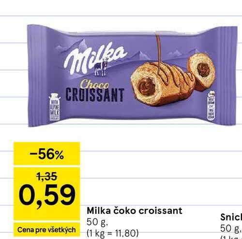 Milka čoko croissant 50 g