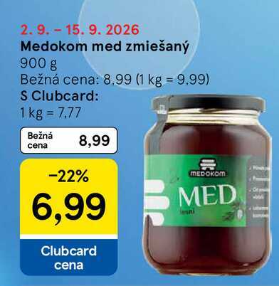 Medokom med zmiešaný 900 g