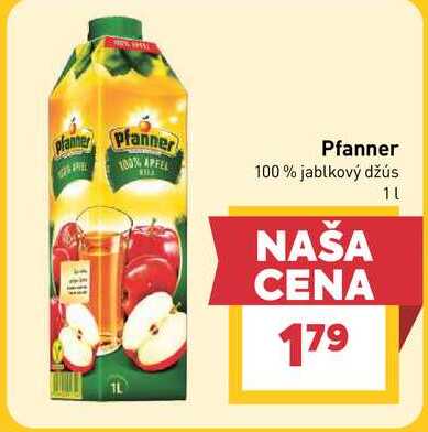 Pfanner 100% džús 1L