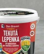 DEN BRAVEN TEKUTÁ LEPENKA 2K HYDROIZOLÁCIA PRE INTERIÉRY A EXTERIÉRY 14 KG