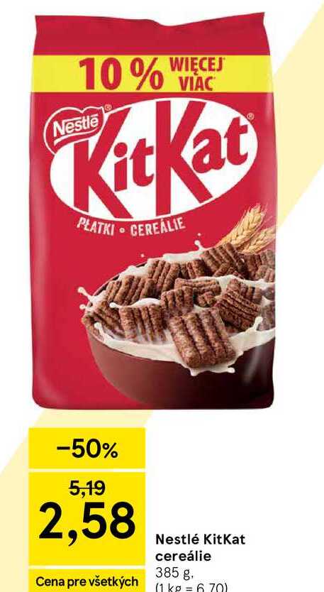 Nestlé KitKat cereálie 385 g