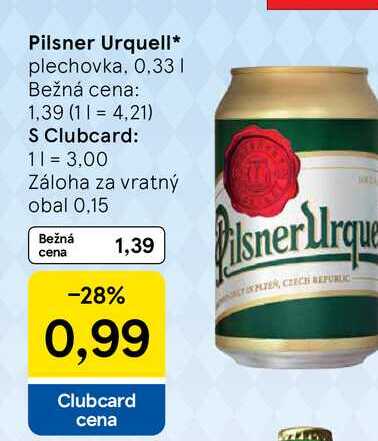 Pilsner Urquell 330 ml
