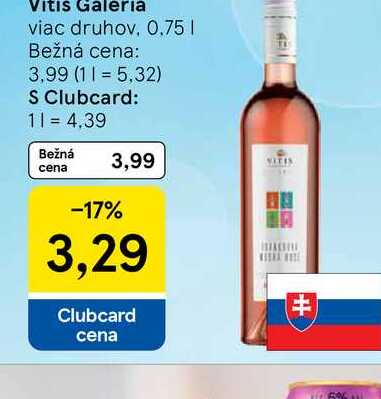 Vitis Galeria viac druhov, 0.75l
