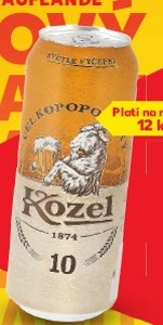 Veľkopopovický Kozel Svetlé pivo