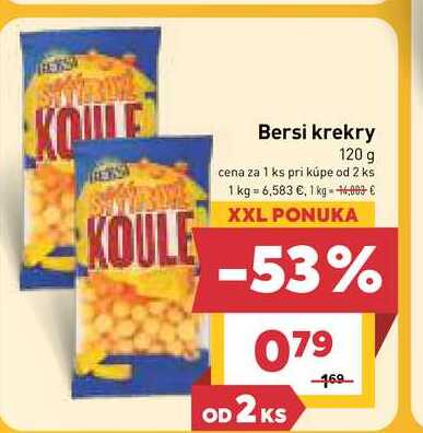 Bersi krekry 120 g
