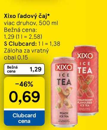 Xixo l'adový čaj viac druhov, 500 ml