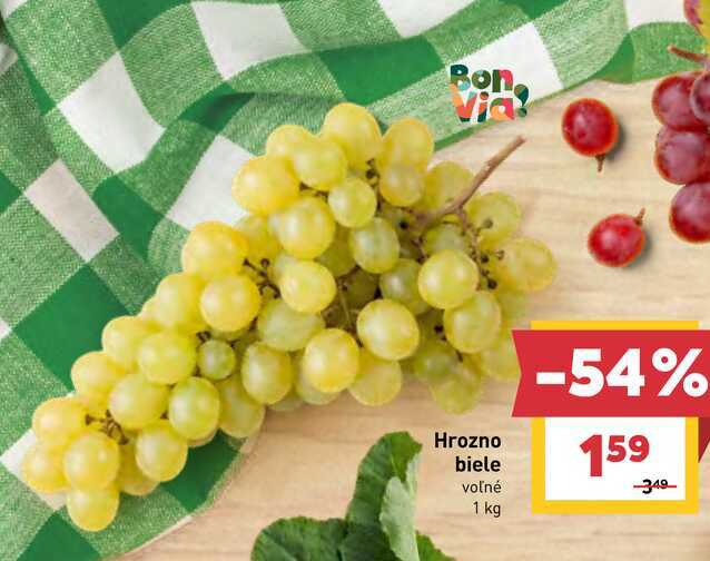 Hrozno biele voľné 1 kg